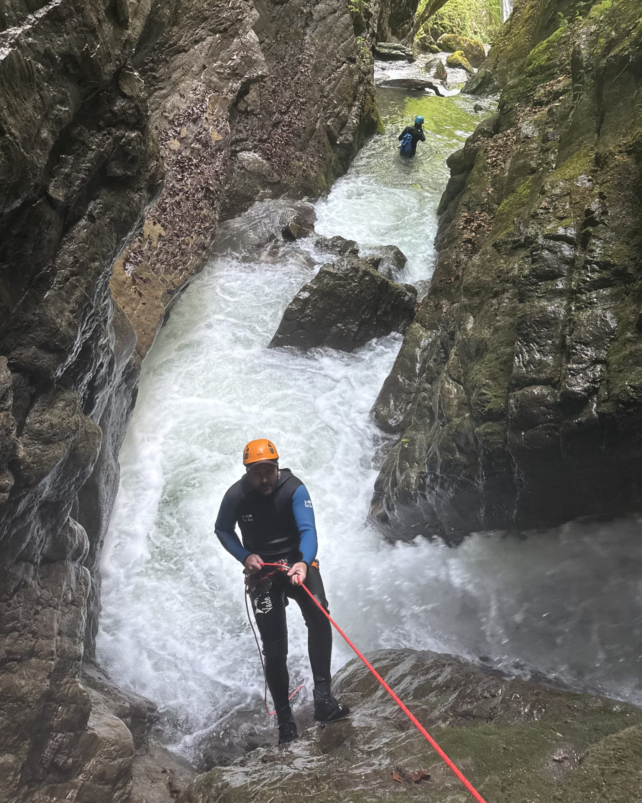Canyoning près de Chambéry au canyon du Pont du Diable